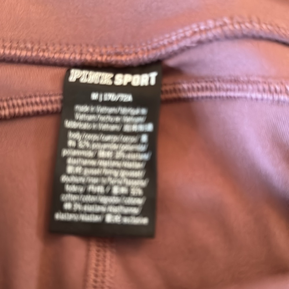 Victoria secret Pink sport women leggings M/170/72A mauve color - Picture 4 of 4